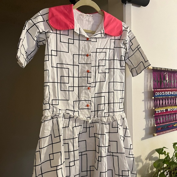 teela new york Other - Retro dress with pink collar